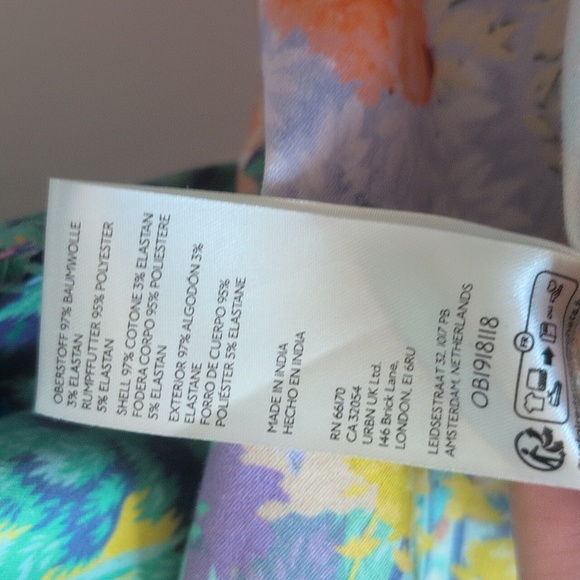 By Anthropologie Sleeveless Foldover Knee-Length Dress - Picture 9 of 9